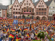 DFB Frauen Fussballnationalmanschaft, Empfang der Nationalmanschaft, Römerberg Frankfurt